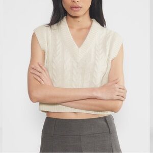 Sunday Best Winston Cropped Sweater Vest